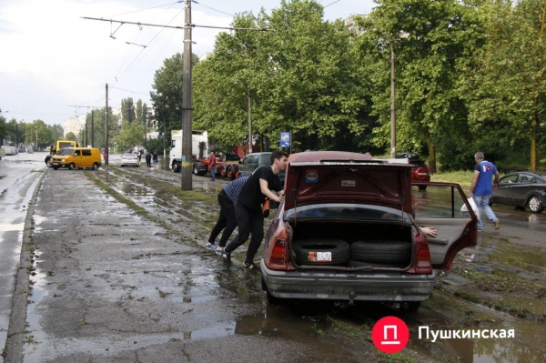 ​Потоп на Балковской и не только: последствия мощного ливня в Одессе. Фото