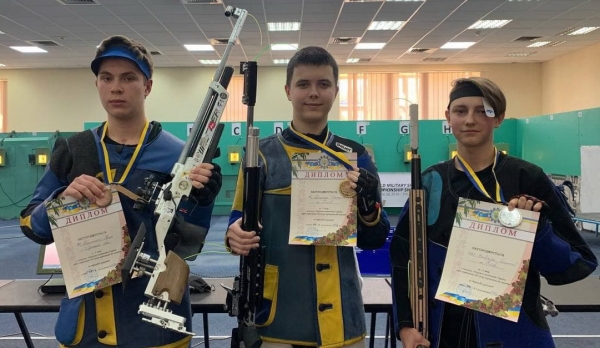 Пулевая стрельба. Юные одесситы завоевали 5 медалей на чемпионате Украины