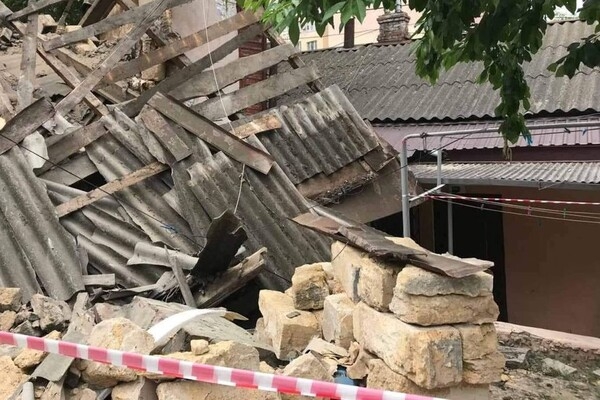 Очередной обвал: в Приморском районе Одессы обрушился дом