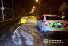 В Измаиле полицейские задержали пьяного водителя, сбившего двух пешеходов