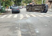 ДТП в центре Одессы: пострадали водитель и семь пассажиров микроавтобуса