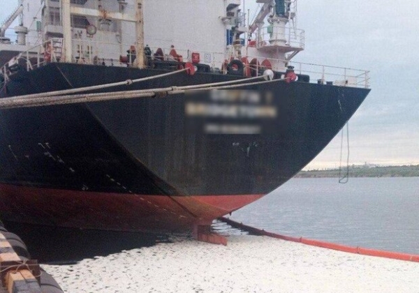 Старпома иностранного судна подозревают в загрязнении моря в Одесской области пальмовым маслом